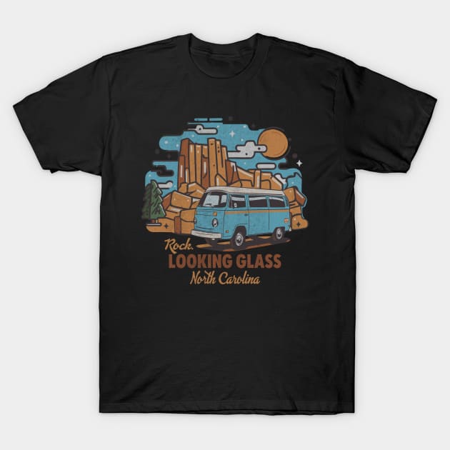 Looking Glass Rock North Carolina T-Shirt by Tees For UR DAY